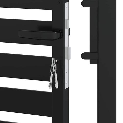 Havelåge låsbar 100x100 cm aluminium sort