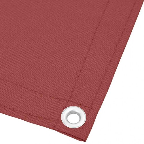 Altanafskærmning 75 × 1.000 cm - 100 % polyester, terrakotta