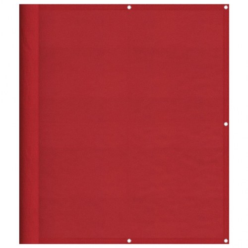Altanafskærmning 120 × 800 cm - 100 % polyester, rød