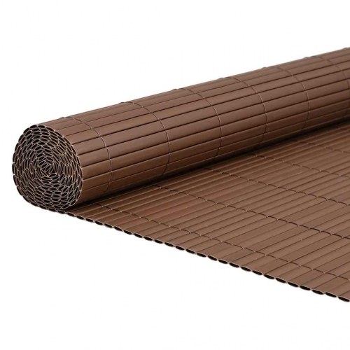 Havehegn dobbeltsidet 1,8 x 5 m PVC brun