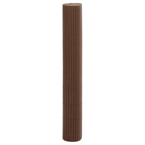Havehegn dobbeltsidet 1,8 x 5 m PVC brun