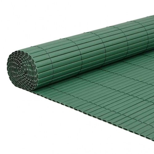 Havehegn dobbeltsidet 1,8 × 5 m i PVC - grøn