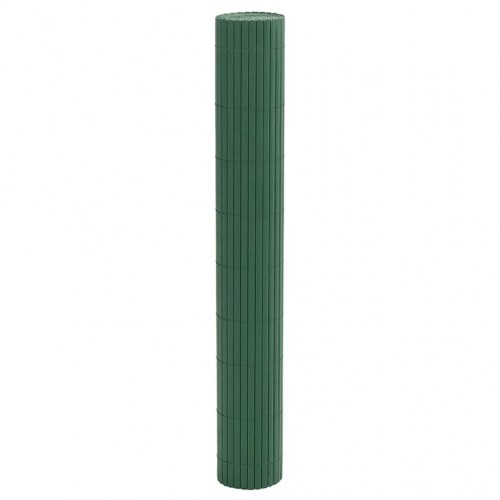Havehegn dobbeltsidet 1,8 × 5 m i PVC - grøn