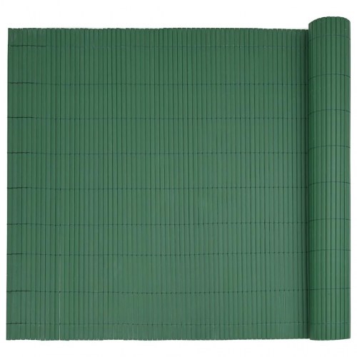 Havehegn dobbeltsidet 1,8 × 5 m i PVC - grøn
