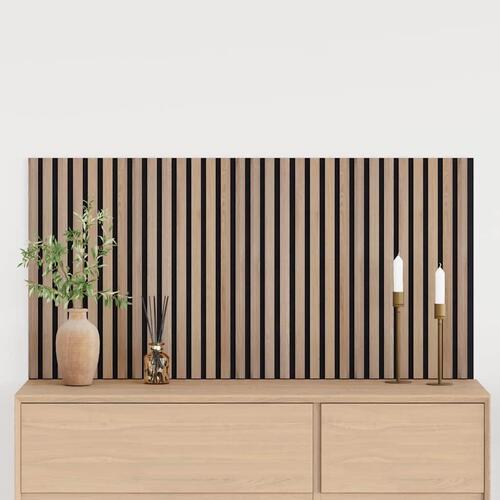 Akustikpanel 2 stk. med spalter 60,5x60 cm egefiner
