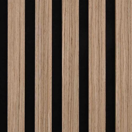 Akustikpanel 2 stk. med spalter 60,5x60 cm egefiner