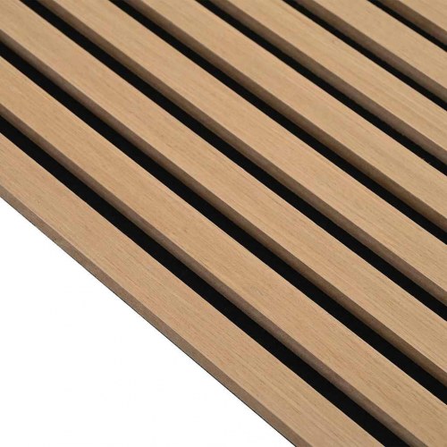 Akustiske vægpaneler 8 stk. med spalter 60,5x60 cm egefiner