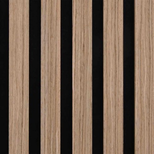 Akustiske vægpaneler 8 stk. med spalter 60,5x60 cm egefiner