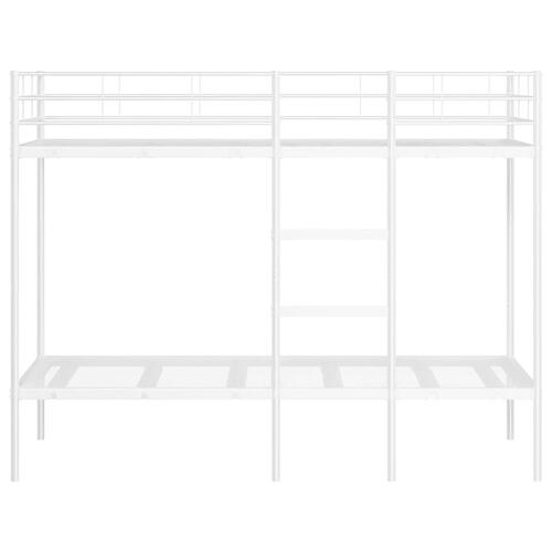 Køjeseng uden madras 100x190 cm stål sort