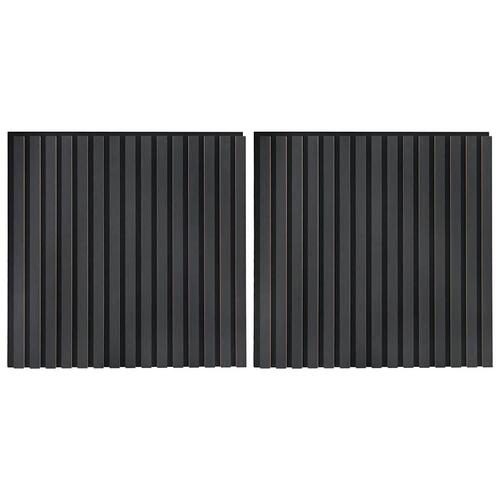 Akustikpanel 2 stk. med spalter 60,5x60 cm egefiner