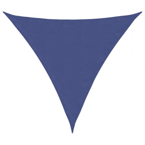 Solsejl trekant 2 × 2 × 2 m - blå, vandafvisende polyester