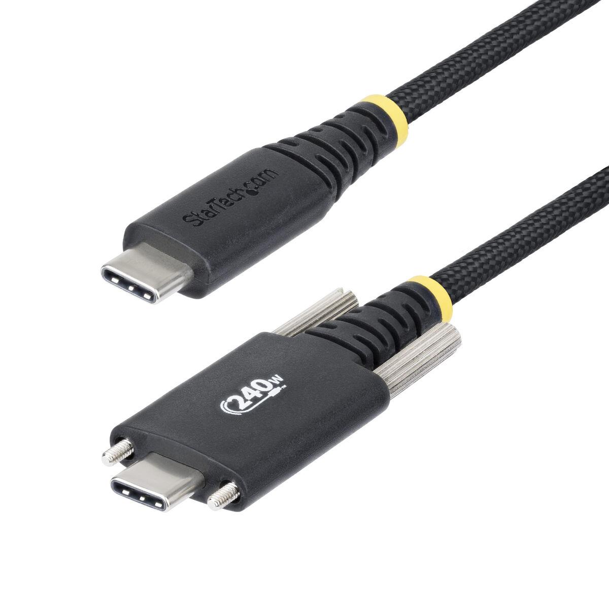 USB-C kabel Startech - 3 m, sort, USB 2.0