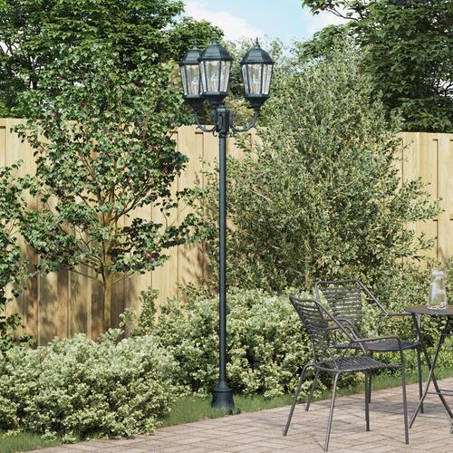 Have Lyssøjle 3-Lampe E27 Grøn 220 cm Aluminium