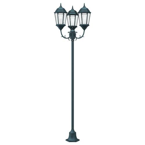 Have Lyssøjle 3-Lampe E27 Grøn 220 cm Aluminium