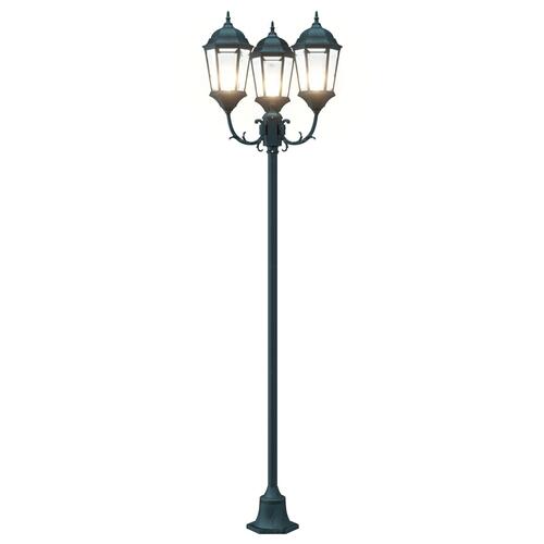 Have Lyssøjle 3-Lampe E27 Grøn 220 cm Aluminium