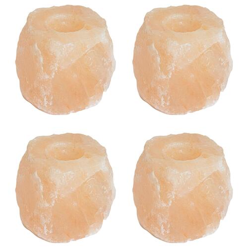 Lysestager Pink Himalayan salt Mellem Dekorative indlæg