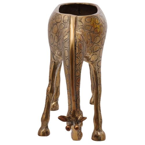 Isbucket i form af en giraf 49x22x39 cm i aluminium
