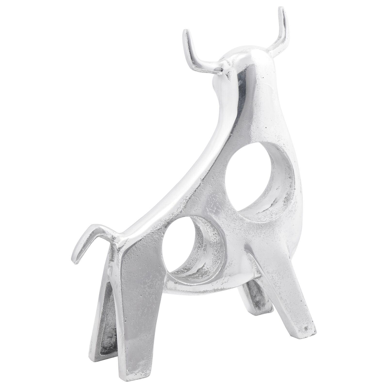 Tyrskulptur i sølv - aluminium 22 × 9,5 × 34 cm