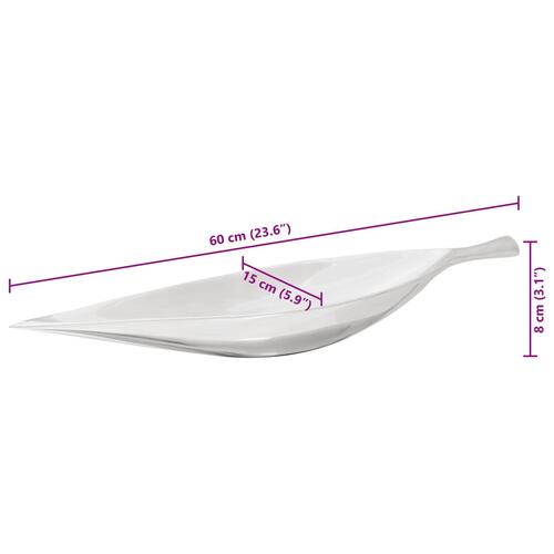 Frugtkurv Sølv 60x15x8 cm Aluminium