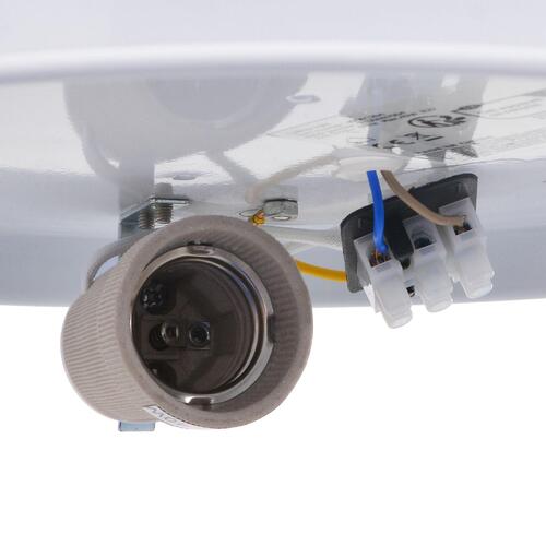 Loftlamper Flush Mount Taupe Ø 38 cm Stof E27