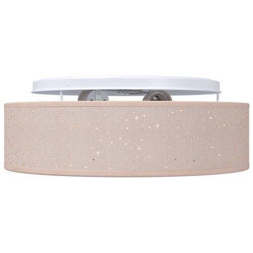 Loftlamper med stjernehimmel skygge taupe Ø 38 cm stof E27