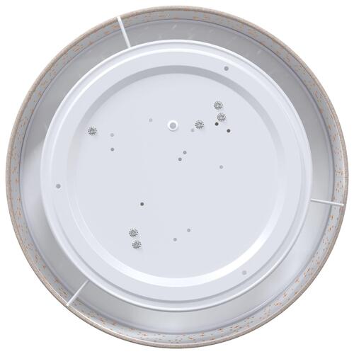 Loftlamper med stjernehimmel skygge taupe Ø 38 cm stof E27