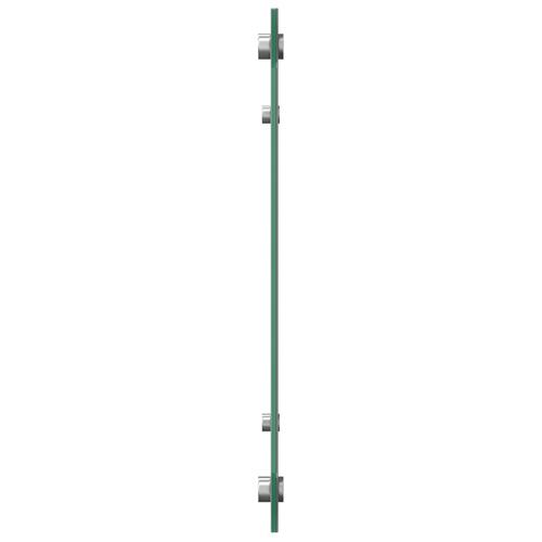 Køkken Bagplade Lys Grå 100x40x0,6 cm Hærdet Glas