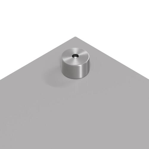 Køkken Bagplade Lys Grå 100x40x0,6 cm Hærdet Glas