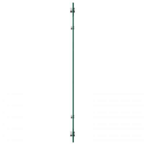 Køkken Backsplash Mørkegrå 90x60x0,6 cm Hærdet Glas