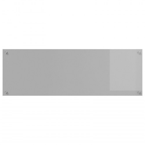 Køkken Backsplash Lys Grå 120x40x0,6 cm Tempereret Glas