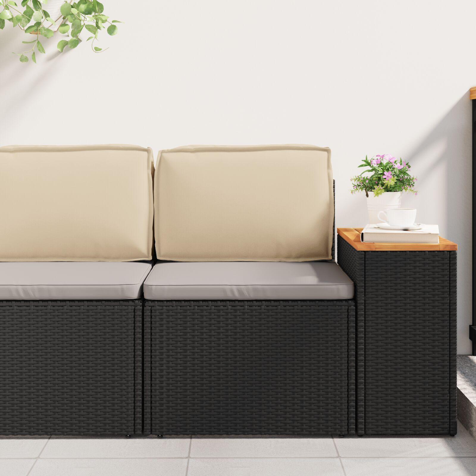 Pallehynde til ryglæn Beige 50 x 40 x 12 cm Oxford stof