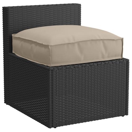 Udendørs pude Gråbrun Polyester Standard Holdbar Stol pude
