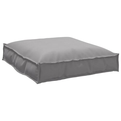 Pallepude til sæde Grå 70x70x12 cm Oxford stof