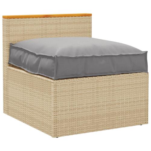 Pallepude til sæde Grå 70x70x12 cm Oxford stof