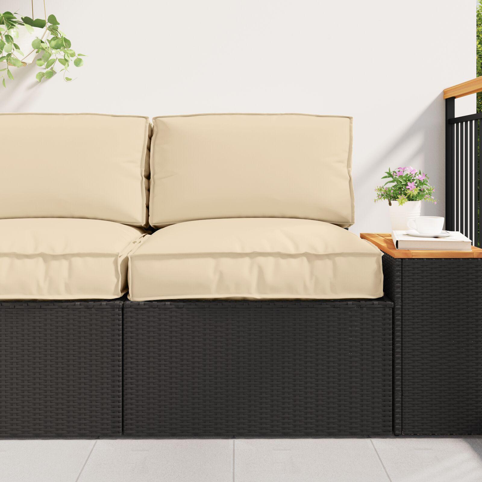 Palleregn i Beige 70x70x12 cm Oxford Stof