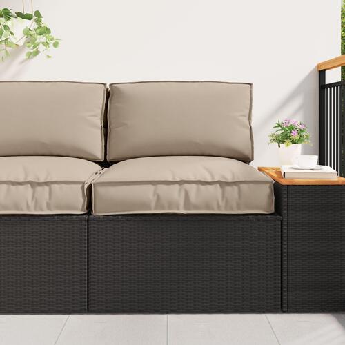 Pallepude til sæde Taupe 70x70x12 cm Oxford stof