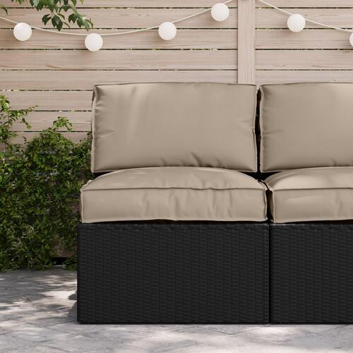 Pallepude til sæde Taupe 70x70x12 cm Oxford stof