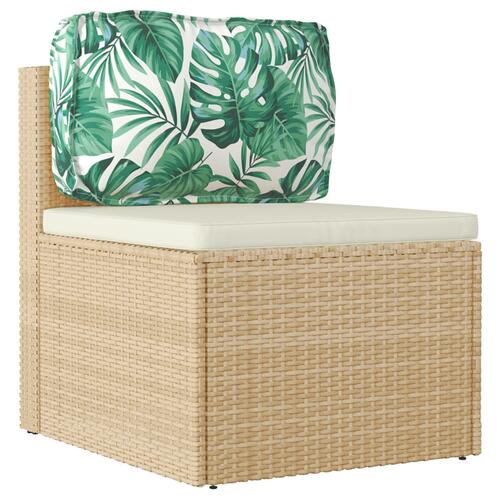 Puder Bladmønster Polyester 70 x 12 x 40 cm Mønster Pude