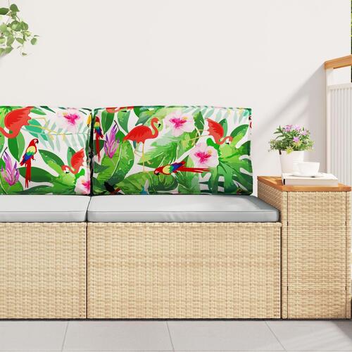 Puder Grøn, Rød, Pink, Flerfarvet Polyester 70 x 12 x 40 cm Pude
