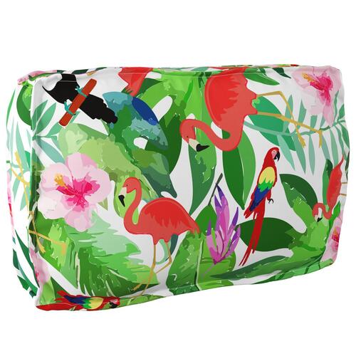 Puder Grøn, Rød, Pink, Flerfarvet Polyester 70 x 12 x 40 cm Pude