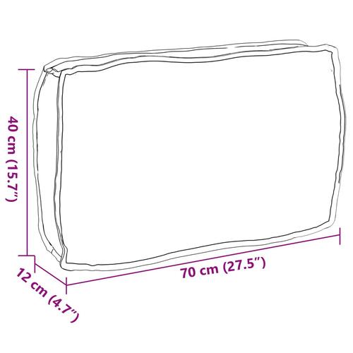 Puder Grøn, Rød, Pink, Flerfarvet Polyester 70 x 12 x 40 cm Pude