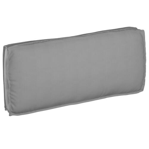 Udendørspude Grå Polyester 120 x 12 x 50 cm Udendørspude