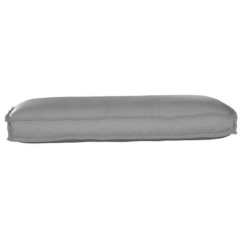 Udendørspude Grå Polyester 120 x 12 x 50 cm Udendørspude