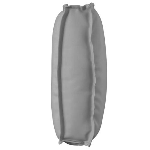 Udendørspude Grå Polyester 120 x 12 x 50 cm Udendørspude