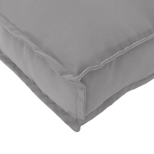 Udendørspude Grå Polyester 120 x 12 x 50 cm Udendørspude