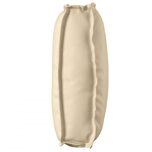 Udendørs Pude Beige Polyester 50 x 120 x 12 cm Aftagelige Betræk