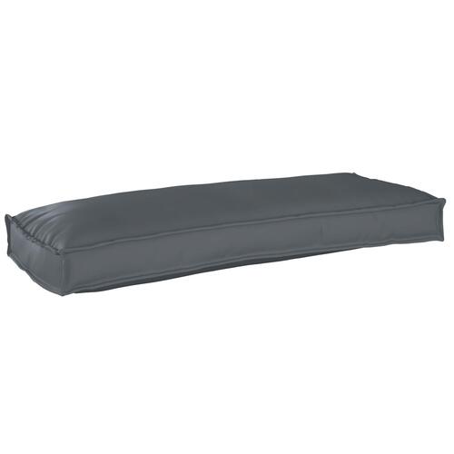 Udendørs Pude Antracitgrå Polyester 100 cm x 40 cm x 8 cm