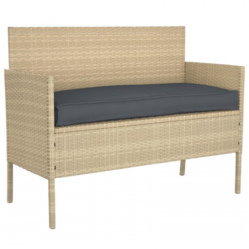 Udendørspude Antracitgrå Polyester 110 cm x 40 cm x 8 cm