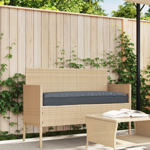 Udendørspude Antracitgrå Polyester 110 cm x 40 cm x 8 cm