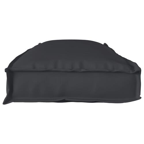 Udendørs Pude Sort Polyester 110 x 40 x 8 cm Pude Rektangulær